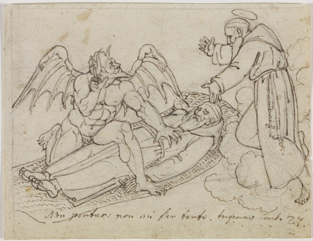 Esquisse de Guido da Montefeltro (L