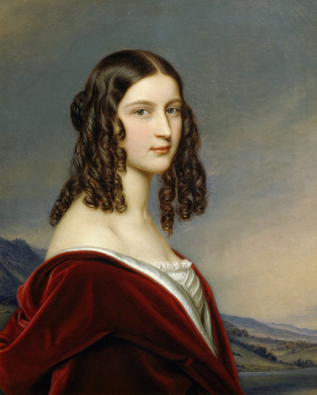 Portrait de Friederike Von Freiin Gumppenberg - Joseph Carl Stieler