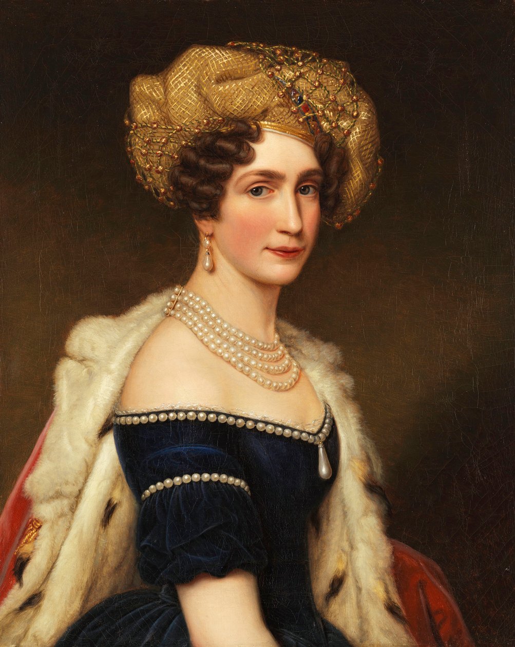 Princesse Augusta de Bavière (1788-1851), Duchesse de Leuchtenberg, vers 1825 - Joseph Carl Stieler