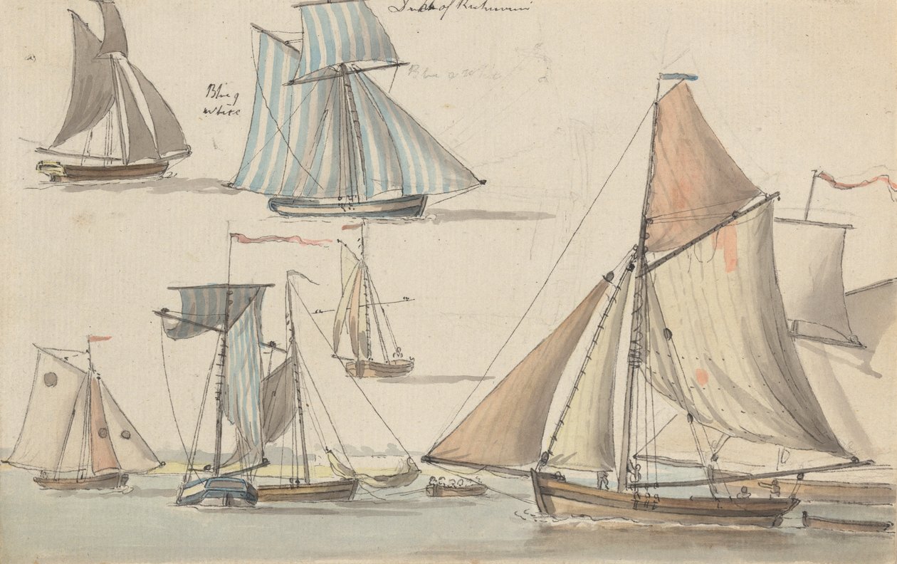 Duc de Richmond : sloops, goélettes, canots - Joseph Cartwright