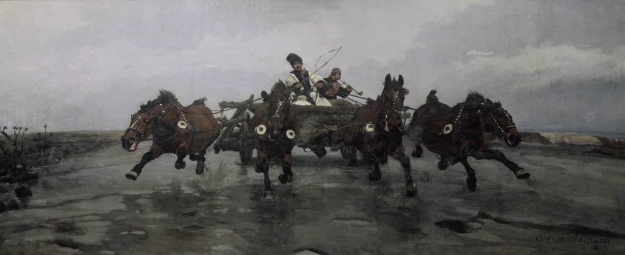 Four in Hand, 1881 - Joseph Chelmonski