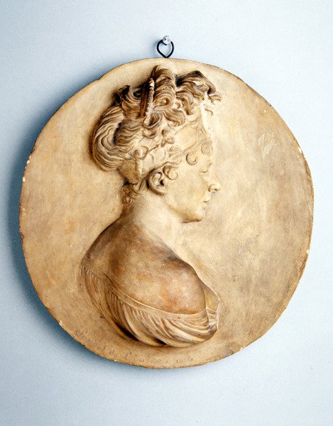 Relief circulaire de Madame Récamier, vers 1801-1802 - Joseph Chinard