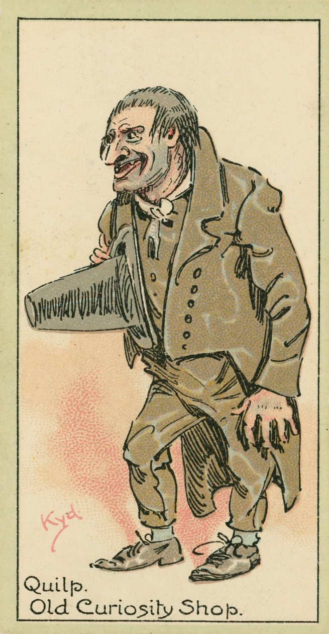 Quilp, Old Curiosity Shop (lithographie couleur) - Joseph Clayton (1856-1937) (after) Clarke