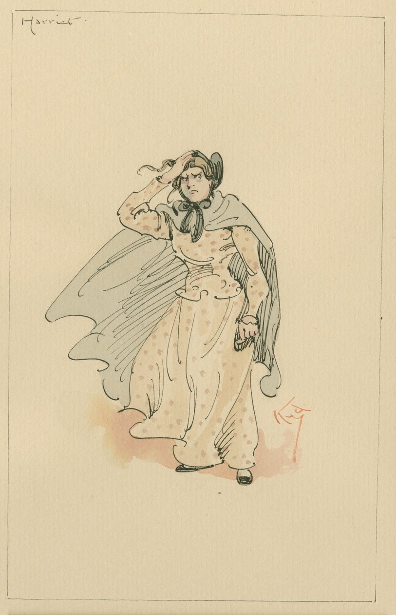 Mlle Harriet Carker, c.1920s - Joseph Clayton Clarke