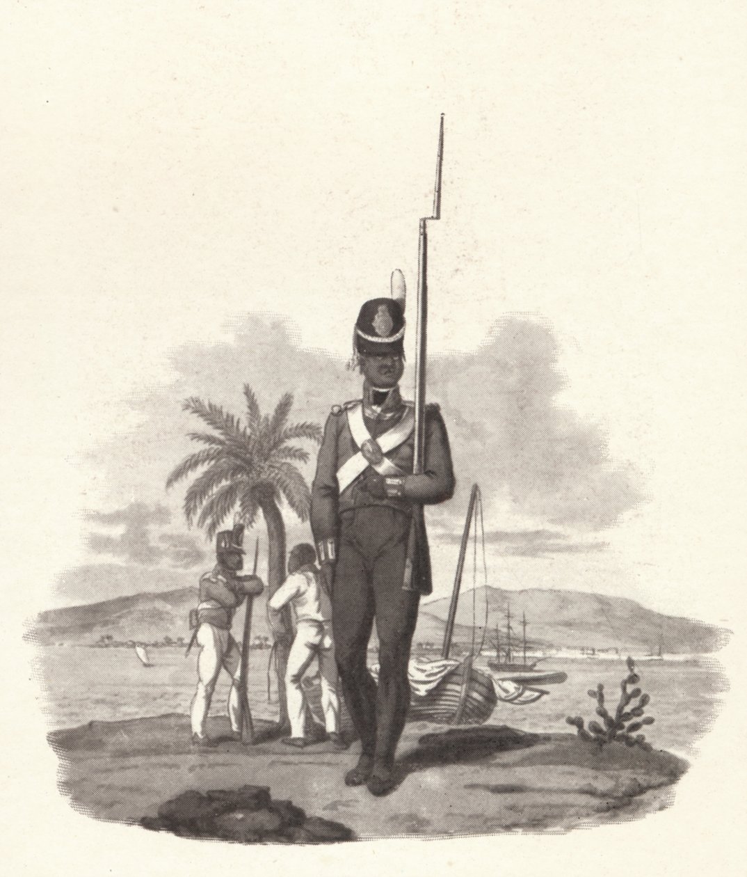 Un soldat du 5e régiment des Antilles, vers 1812 - Joseph Constantine Stadler