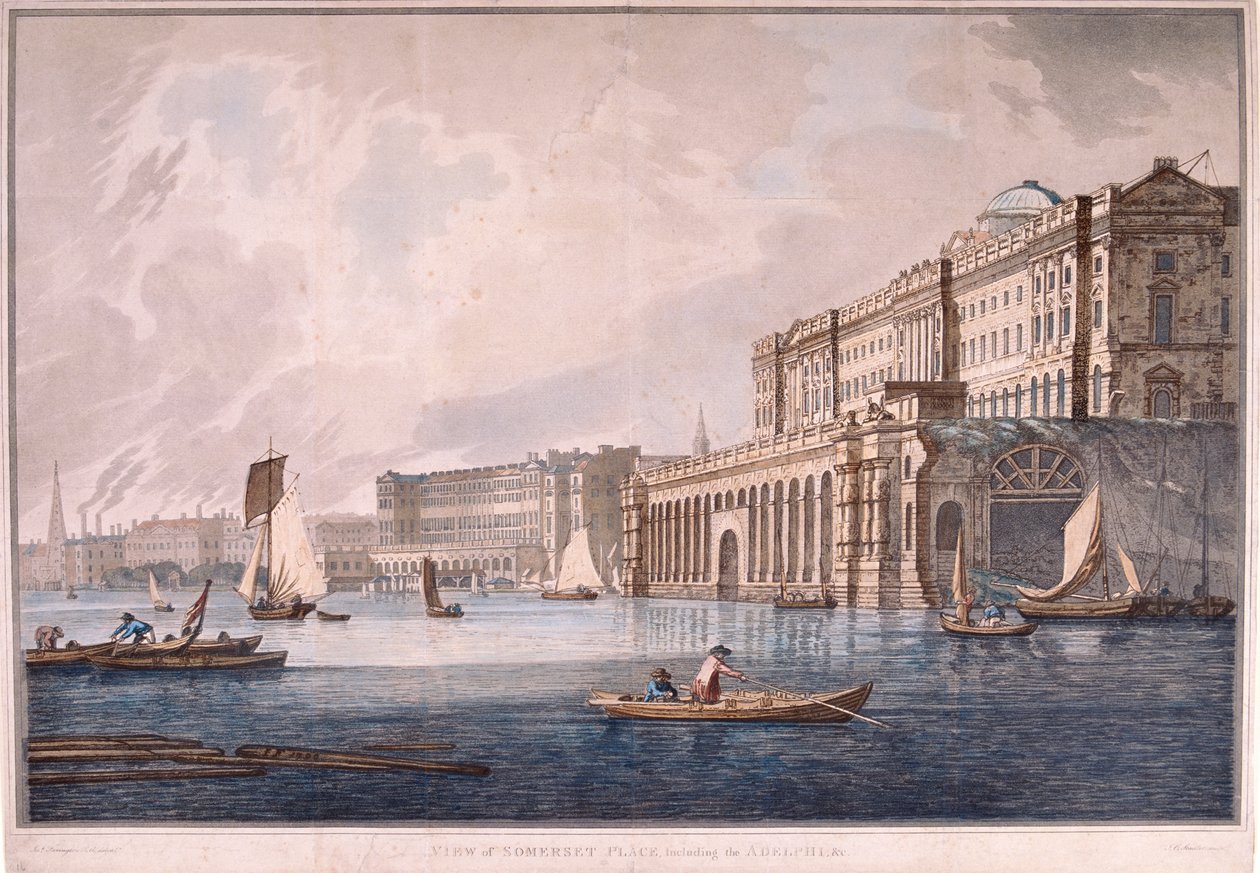 Somerset House, Londres, 1791 - Joseph Constantine Stadler