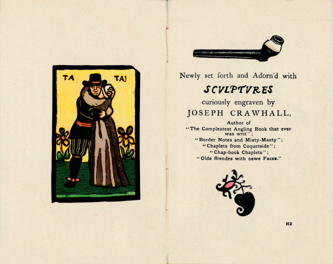 La première renaissance du style Chap-Book, 1885 - Joseph Crawhall