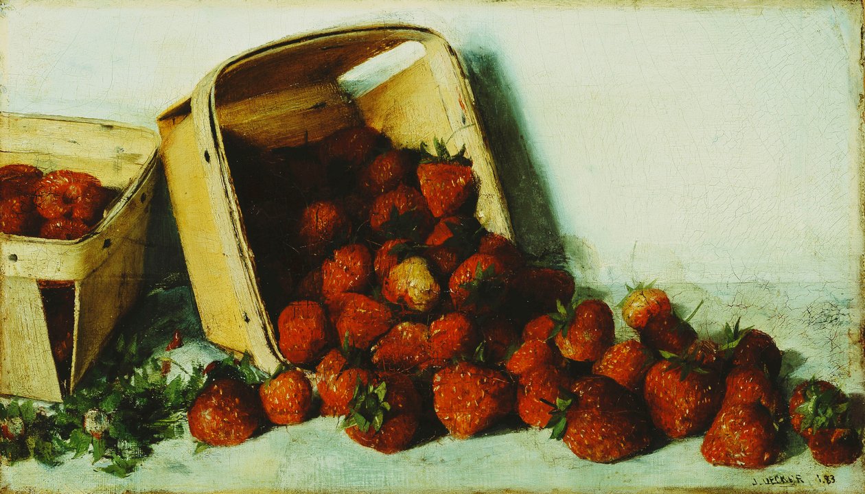 Panier de fraises - Joseph Decker
