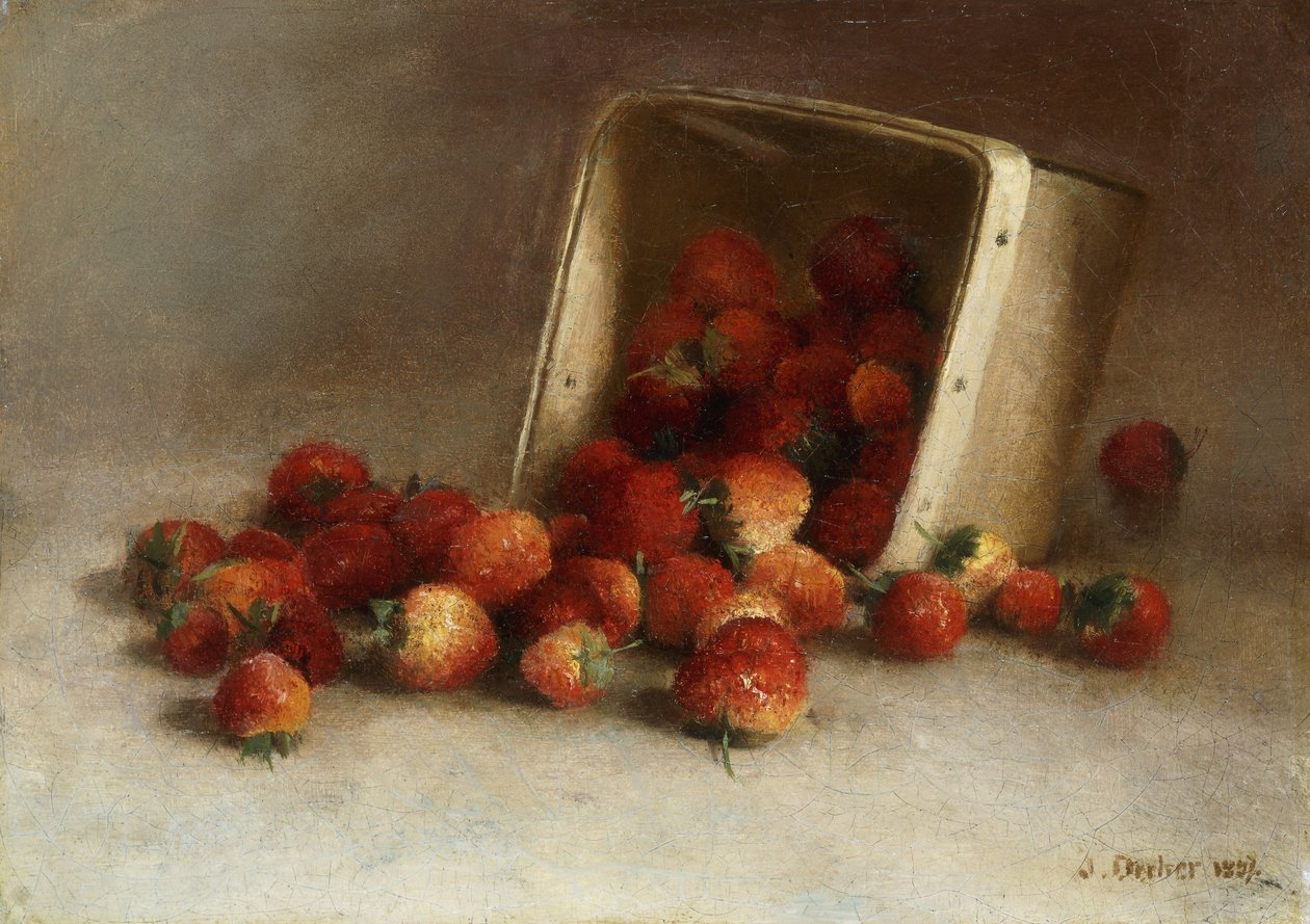 Boîte de fraises, 1897 - Joseph Decker