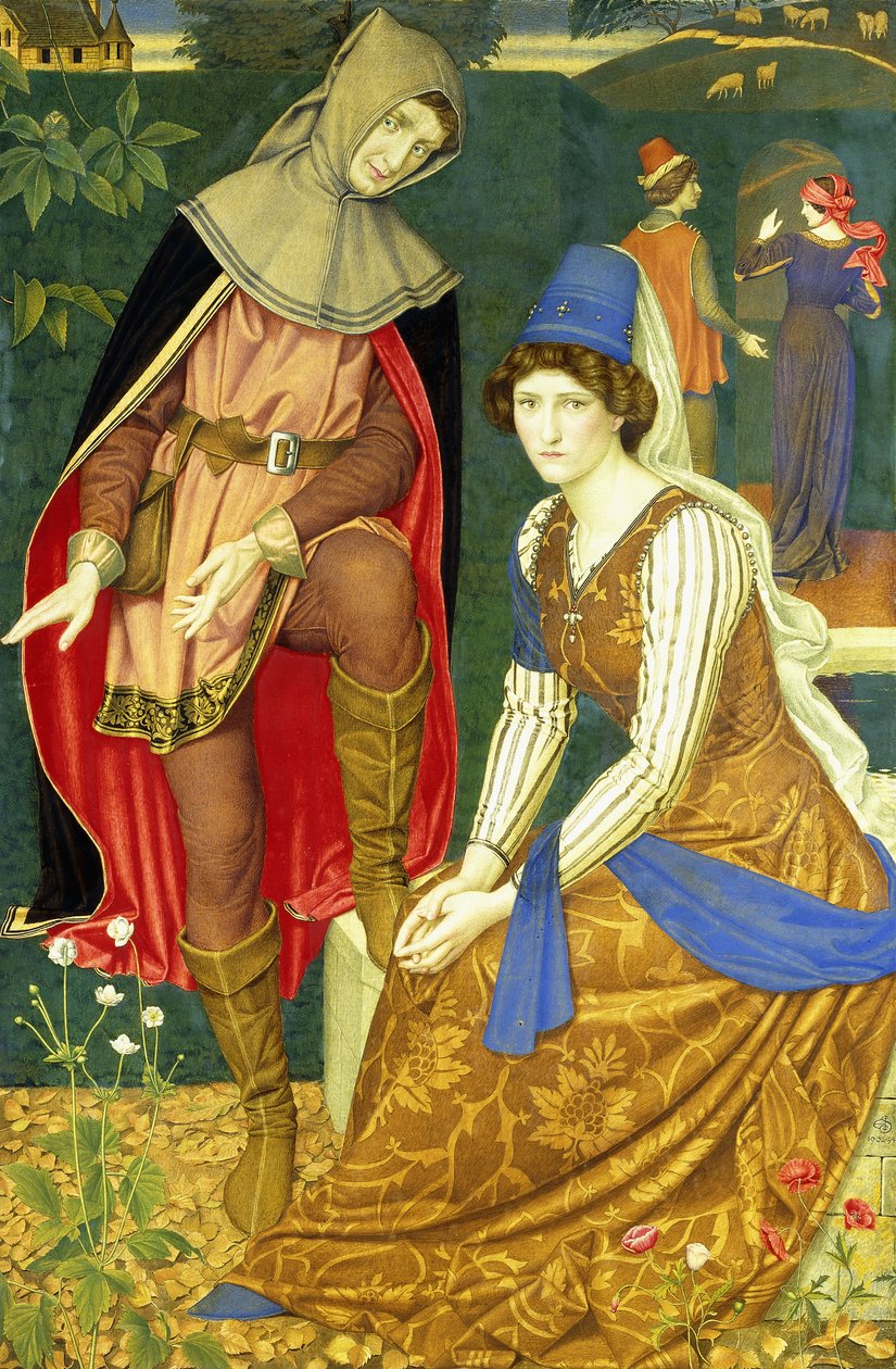 La Demoiselle Noisette - Joseph Edward Southall