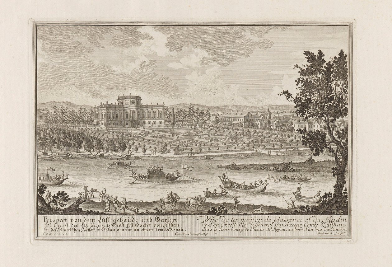 Le Palais Althan à Vienne, 1719 - Joseph Emanuel Fischer von Erlach