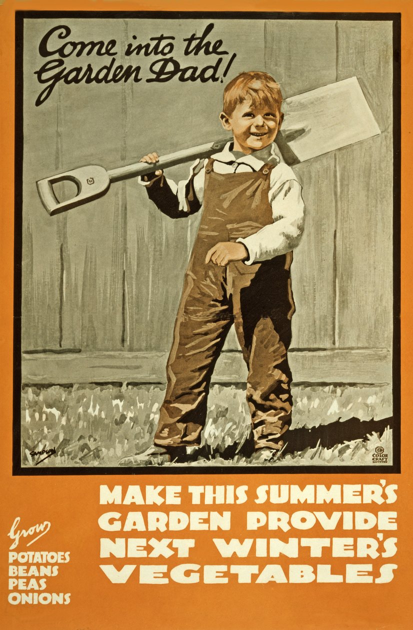 Agriculture pendant la Première Guerre mondiale, vers 1915 - Joseph Ernest Sampson