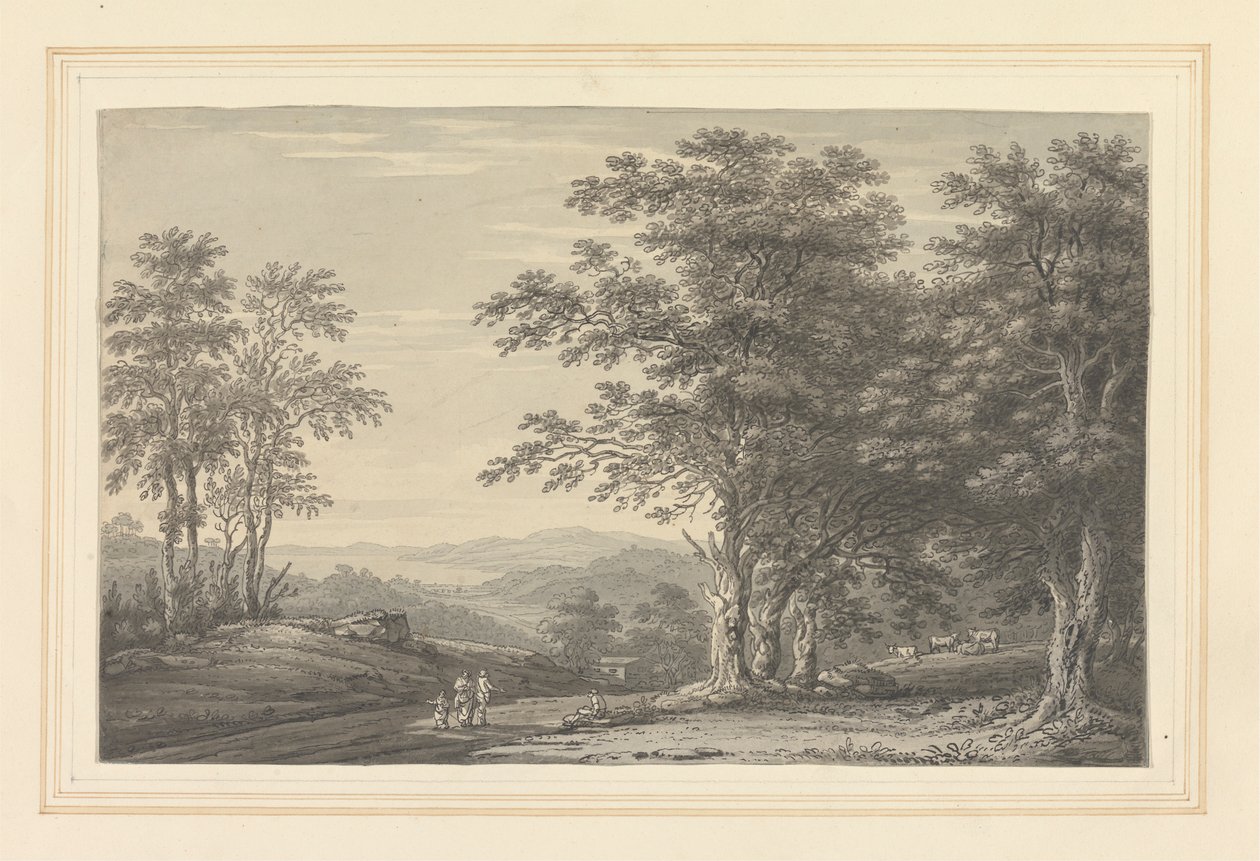Vue de Rydal vers Windermere - Joseph Farington