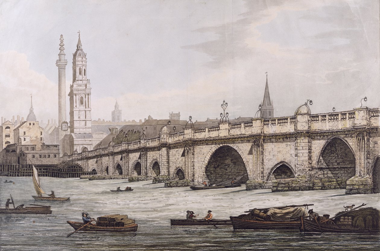 Vue du London Bridge, y compris l