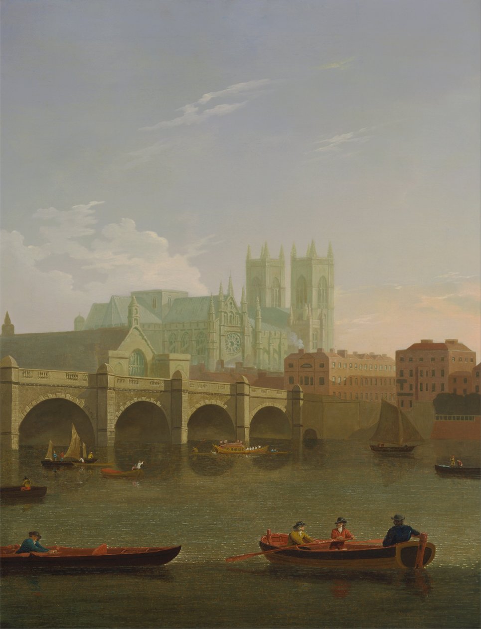 Abbaye et pont de Westminster - Joseph Farington