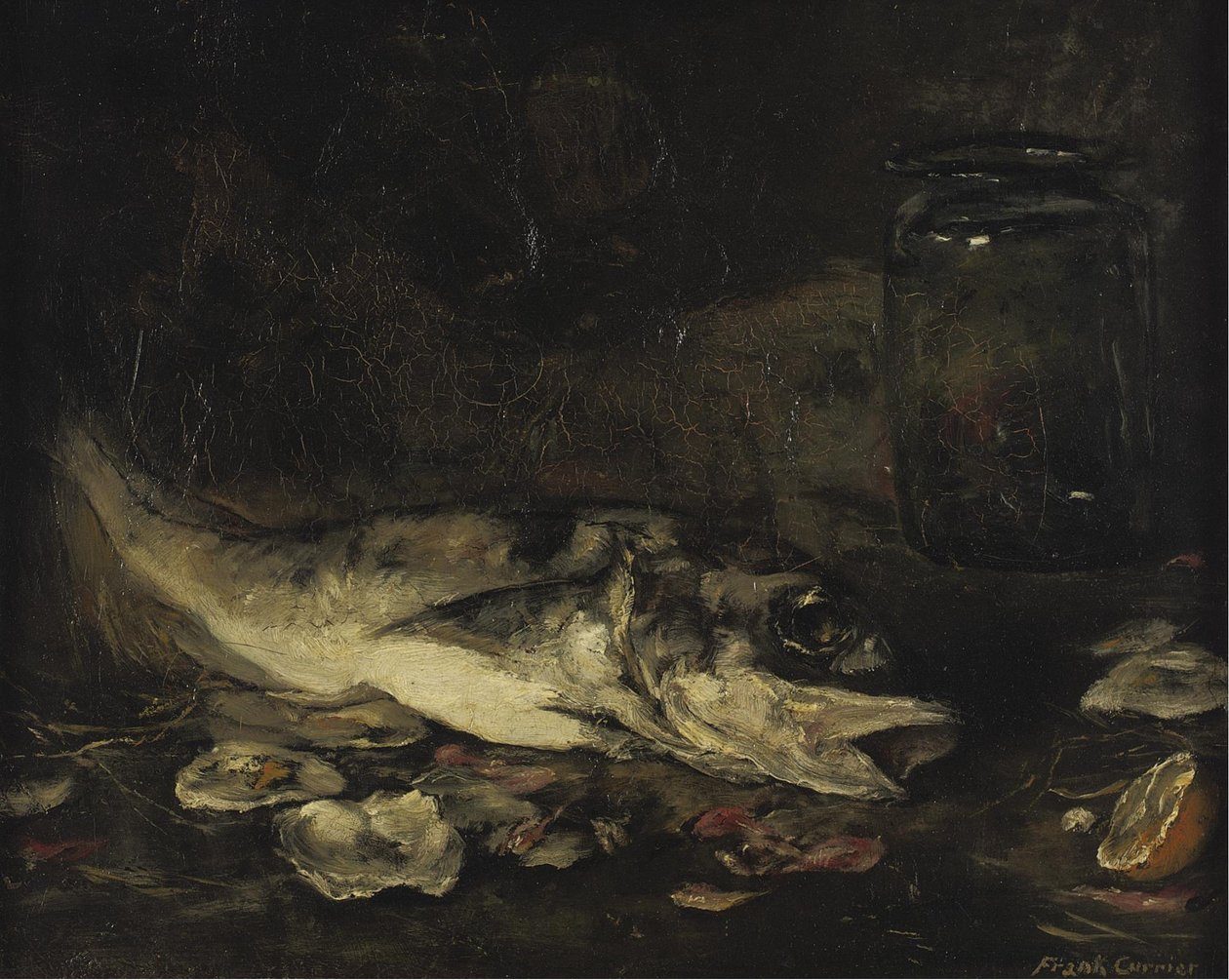 Nature morte au poisson et aux oranges - Joseph Frank Currier