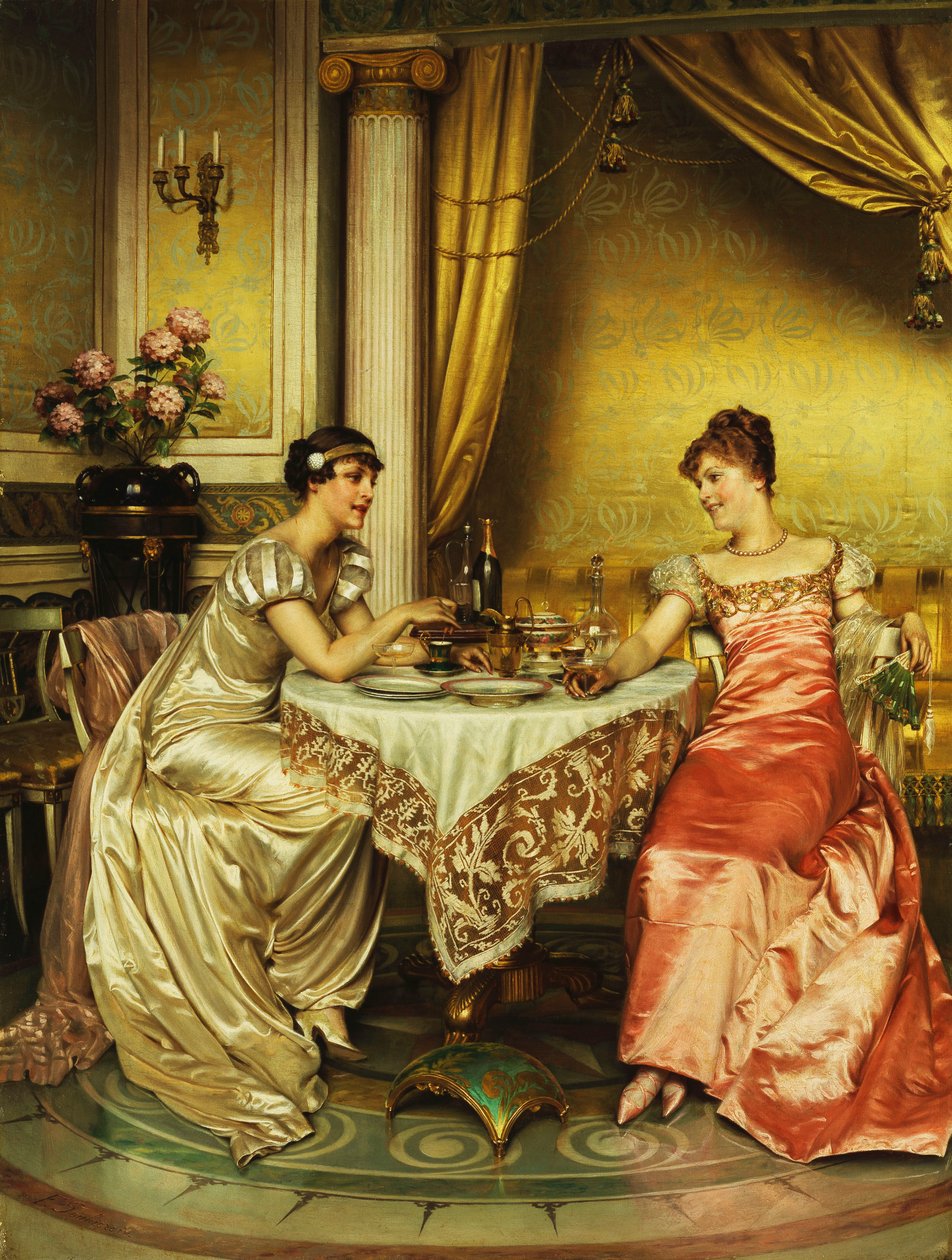 Tête-à-tête - Joseph Frederick Charles Soulacroix