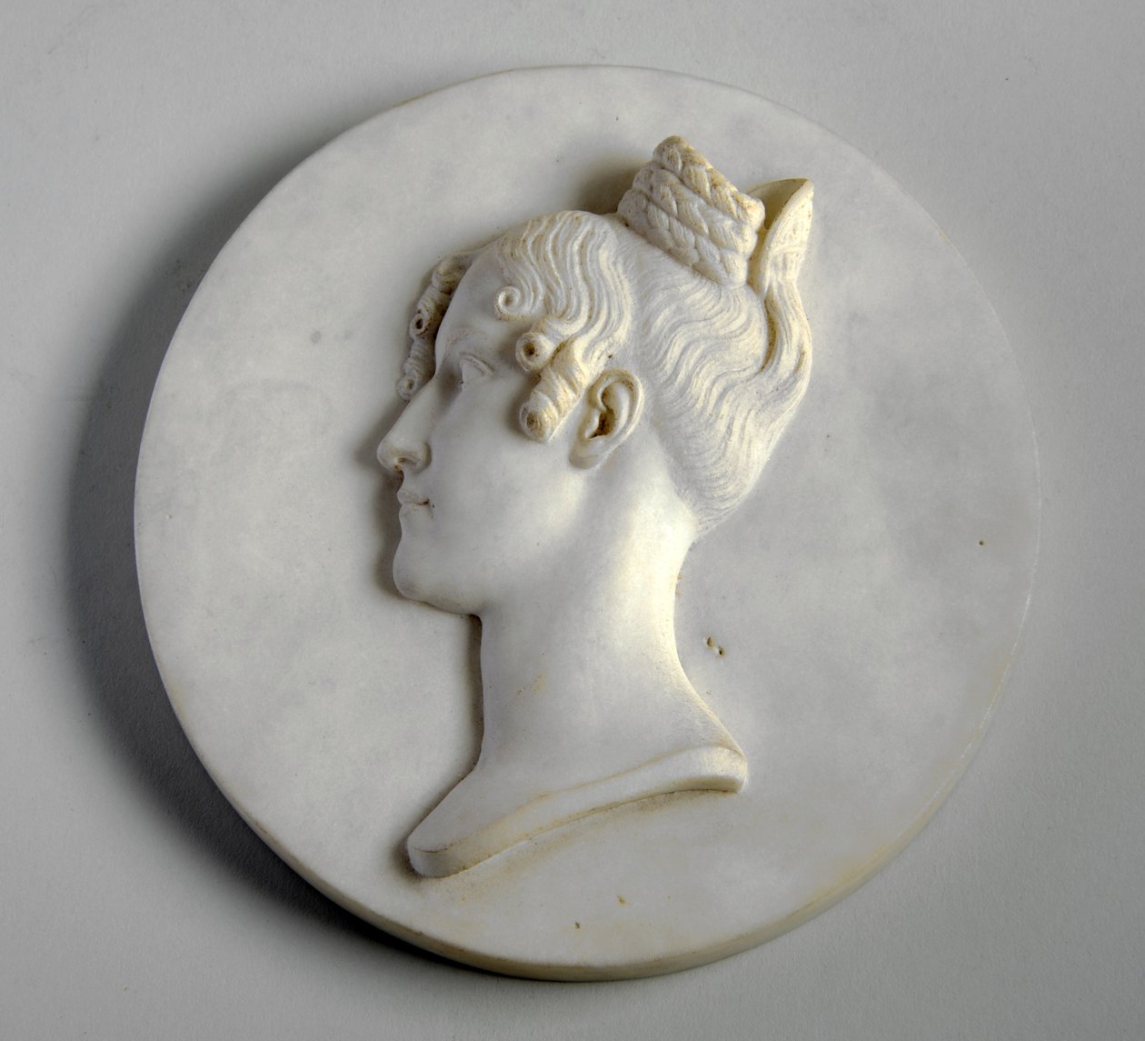 Portrait médaillon de Mme Mary Brooke - Joseph Gott