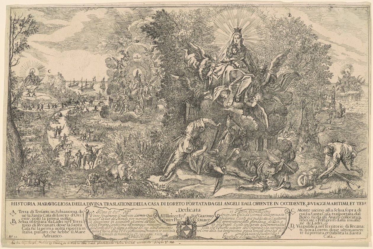 Le Transport de la Sainte Maison de Lorette - Joseph Heintz the Younger
