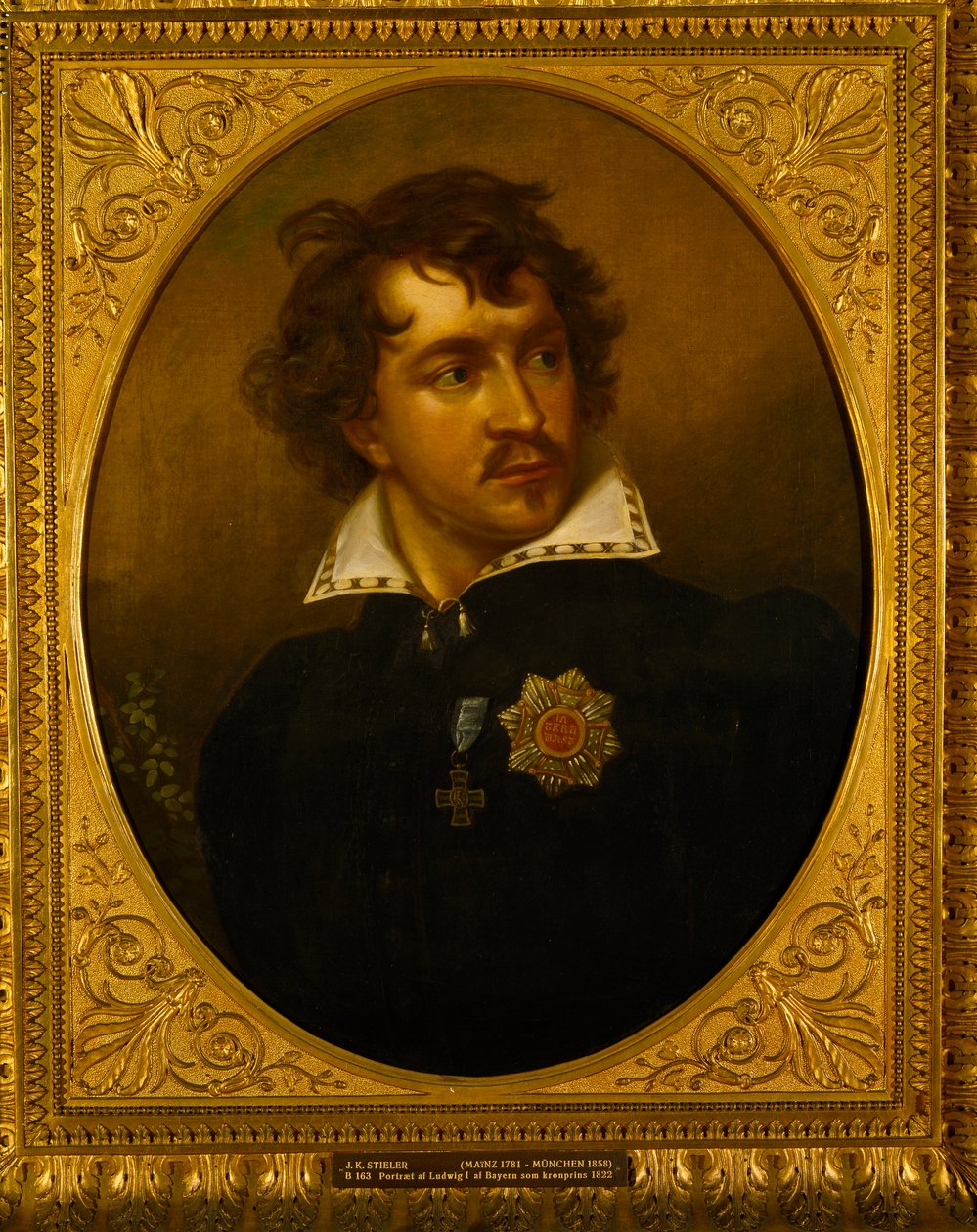 Portrait de Ludwig Ier de Bavière 1786-1868 - Joseph Carl Stieler