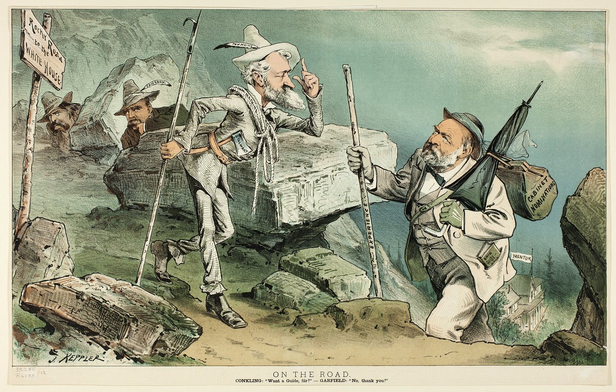Sur la route, de Puck - Joseph Keppler