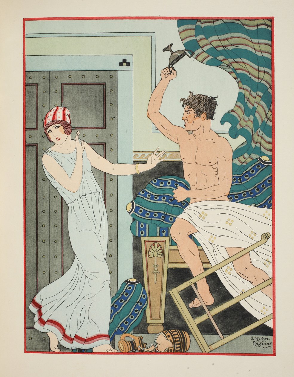 Rage colérique, illustration de 
