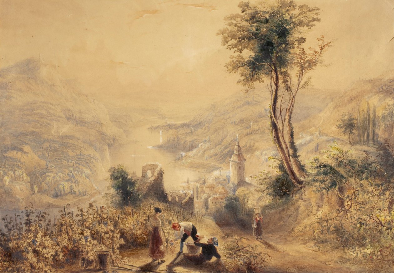 Bernkastel (Oberwesel) - Joseph Mallord William Turner