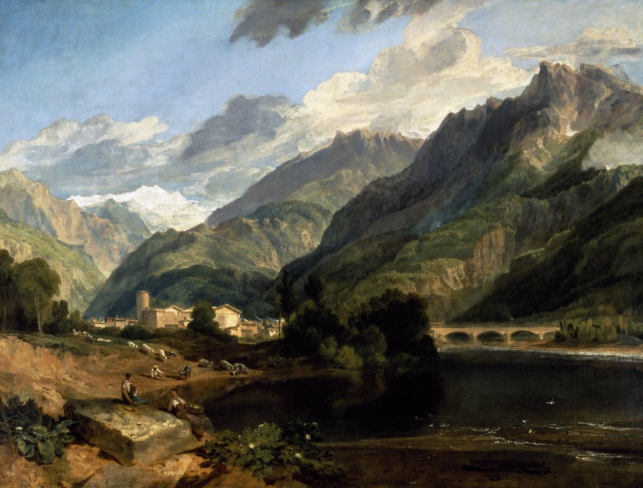 Bonneville, Savoie - Joseph Mallord William Turner