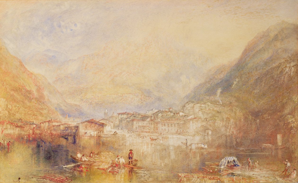 Brunnen depuis le lac de Lucerne, 1845 - Joseph Mallord William Turner