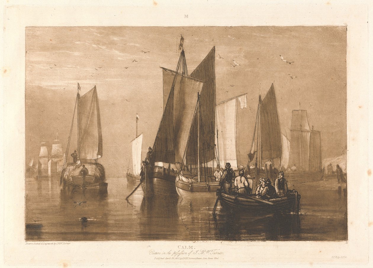 Calme - Joseph Mallord William Turner