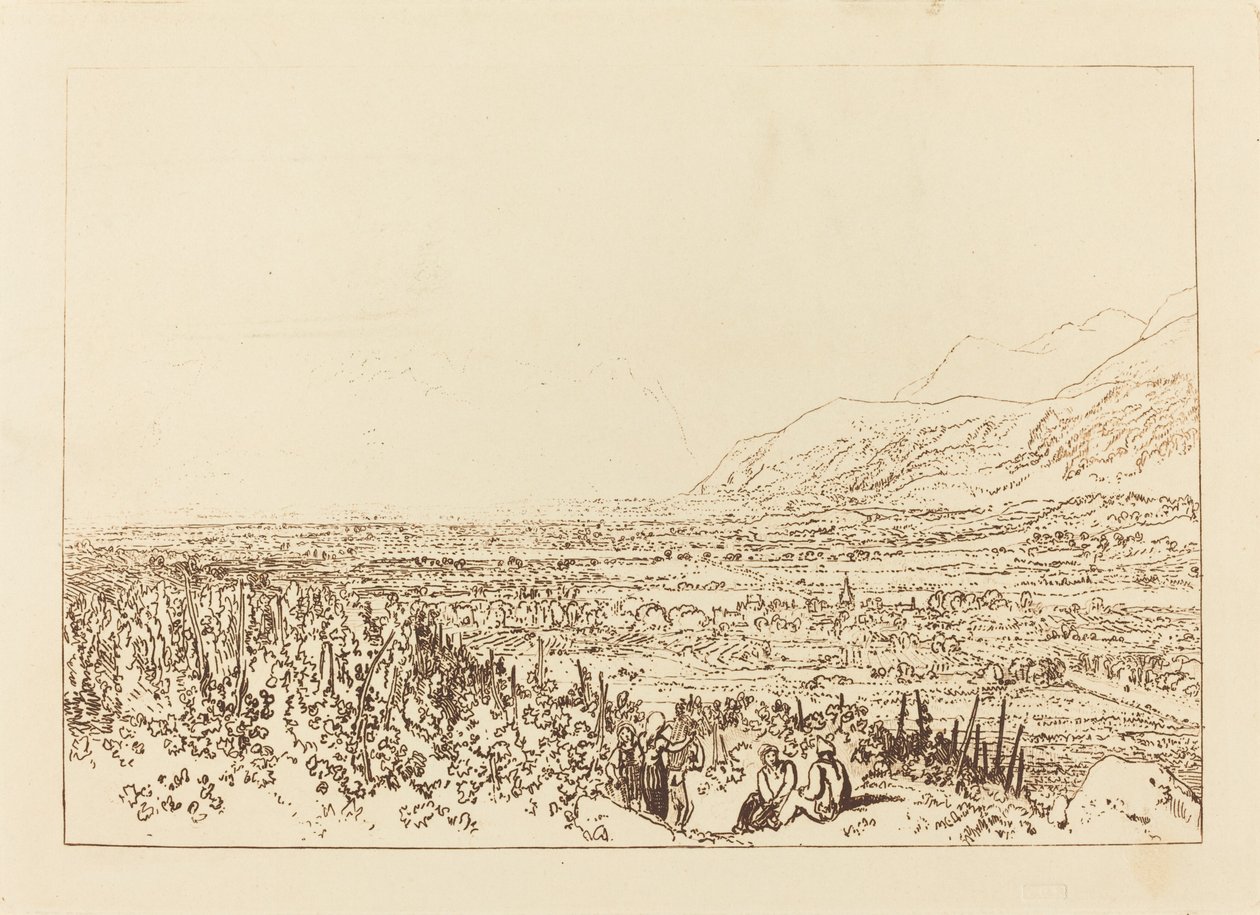 Chaîne des Alpes de Grenoble à Chambéry - Joseph Mallord William Turner
