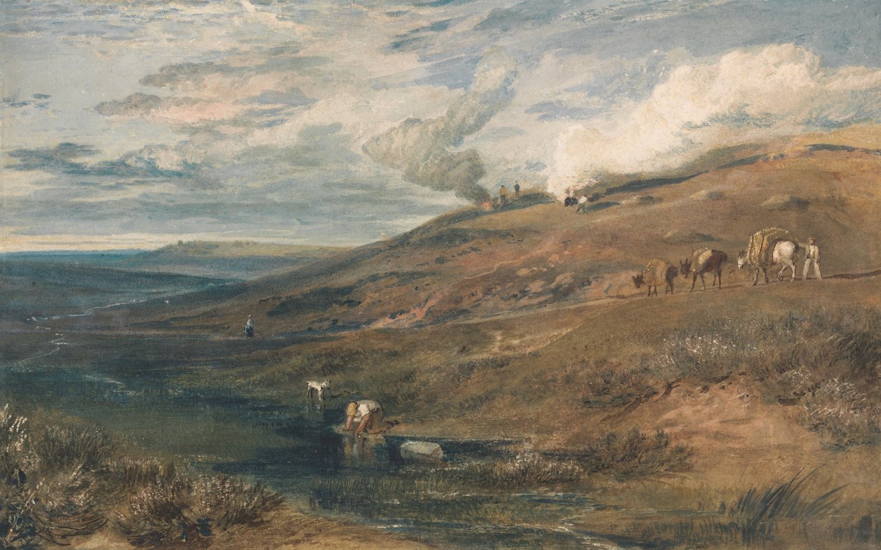 Dartmoor : les sources du Tamar et de la Torridge - Joseph Mallord William Turner