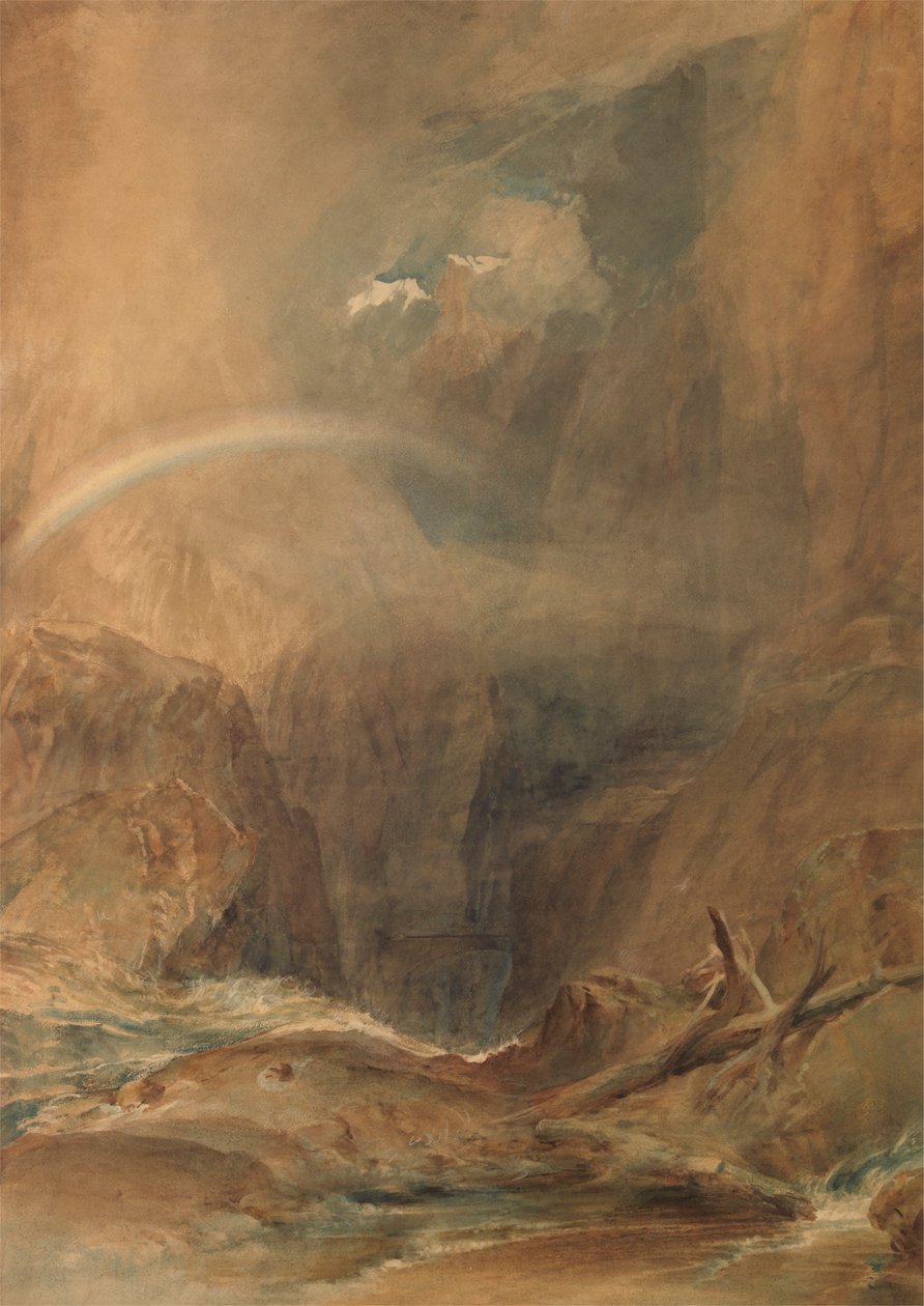 Pont du Diable, col du Saint-Gothard - Joseph Mallord William Turner