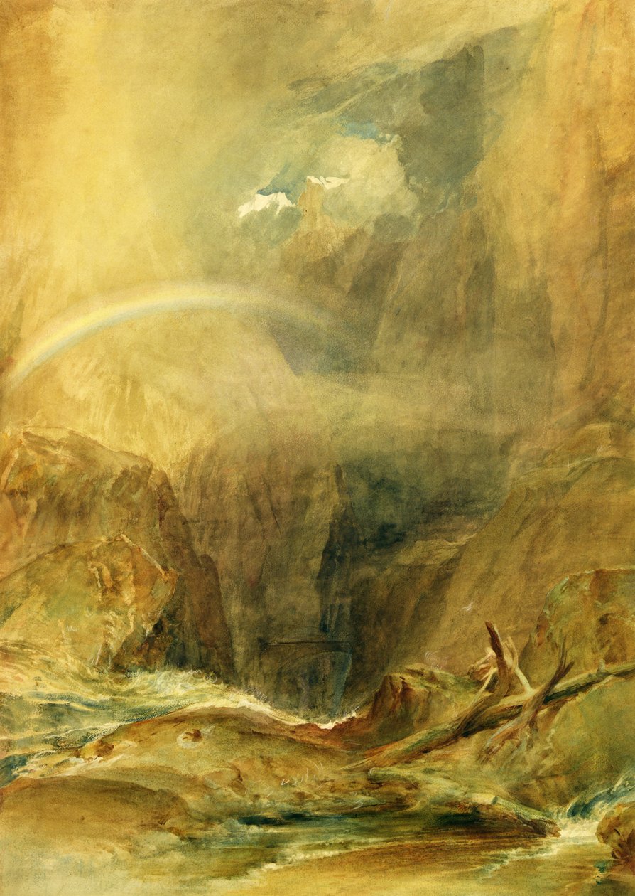 Pont du Diable, col du Saint-Gothard - Joseph Mallord William Turner
