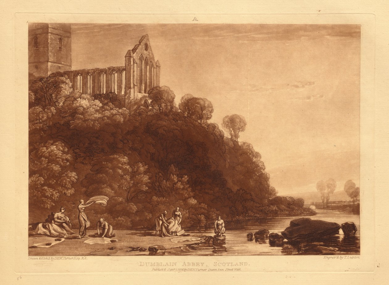 Abbaye de Dunblane - Joseph Mallord William Turner