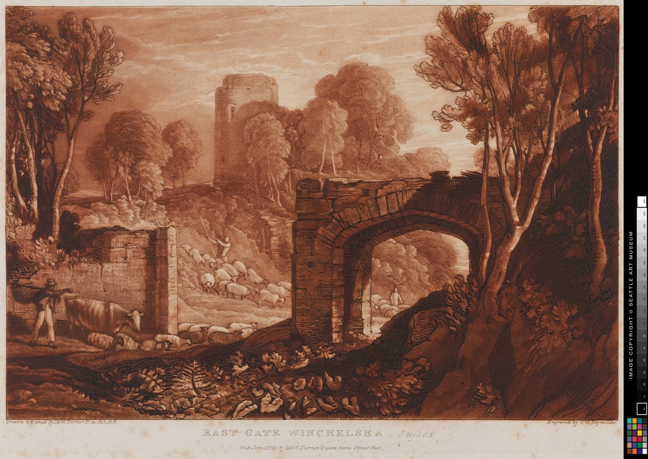 Porte Est Winchelsea, Sussex - Joseph Mallord William Turner