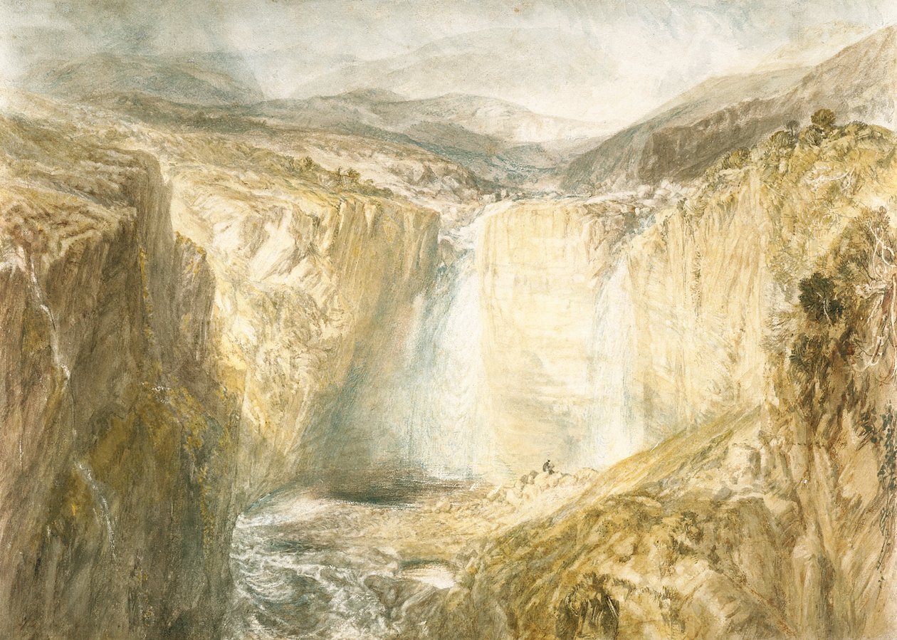 Chute de la Tees, Yorkshire - Joseph Mallord William Turner
