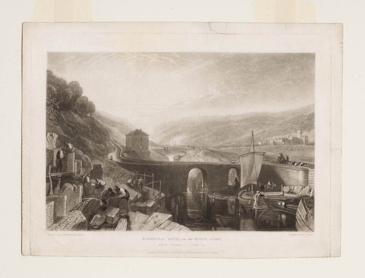 Écluse de Kirkstall sur la rivière Aire - Joseph Mallord William Turner
