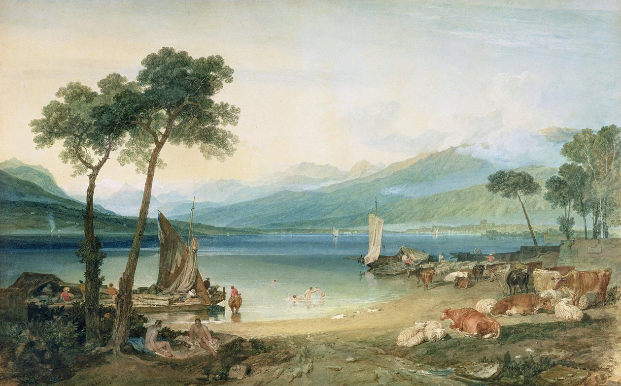 Lac Léman et Mont Blanc - Joseph Mallord William Turner