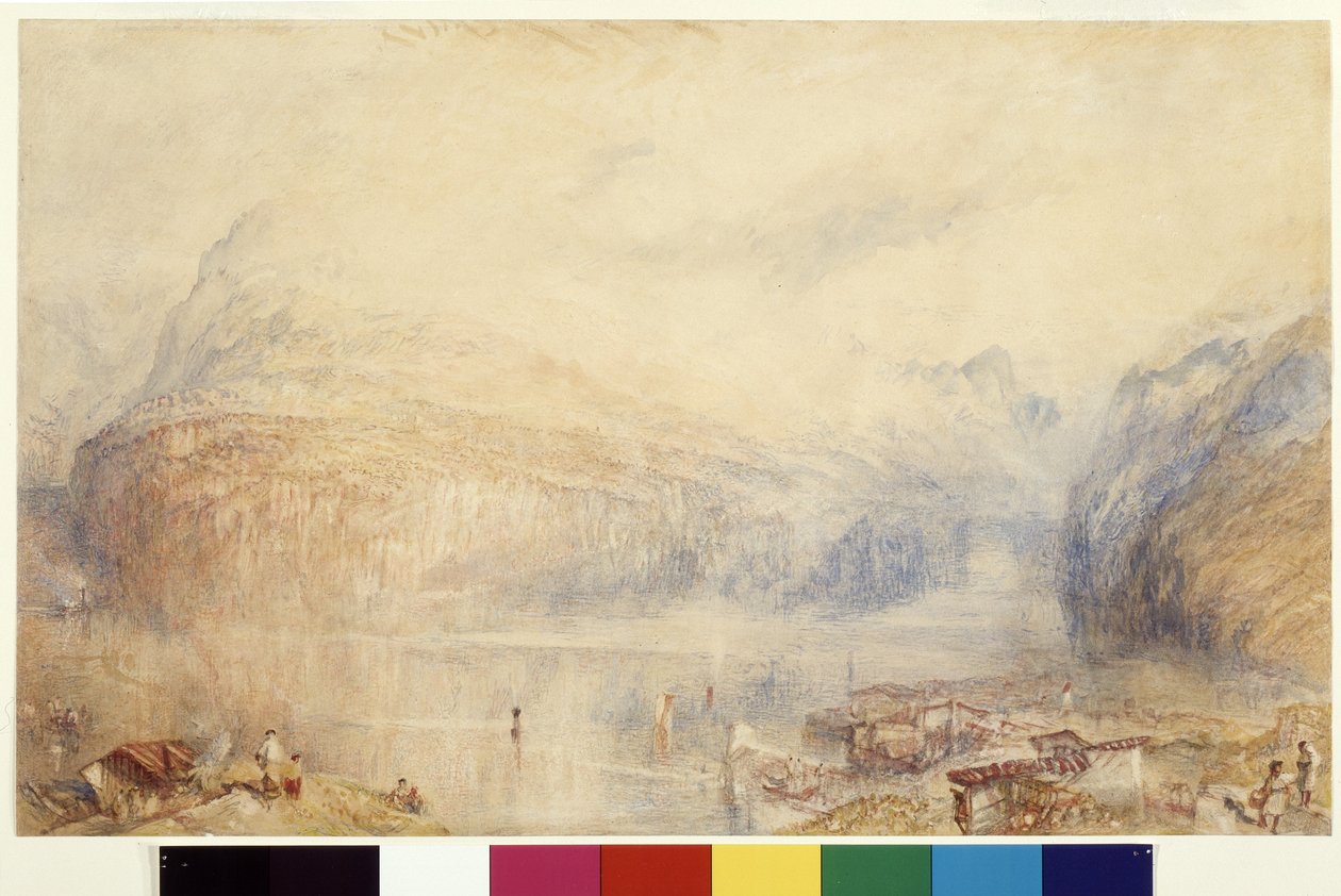 Lac de Lucerne depuis Brunnen - Joseph Mallord William Turner