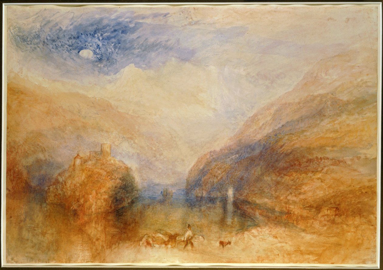 Lac de Brienz ... (aquarelle sur papier) - Joseph Mallord William Turner