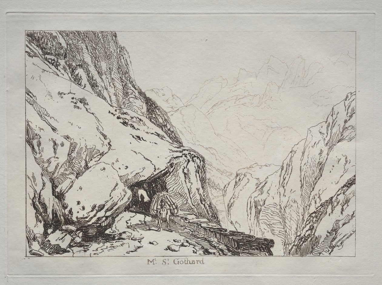 Liber Studiorum : Mont Saint-Gothard - Joseph Mallord William Turner
