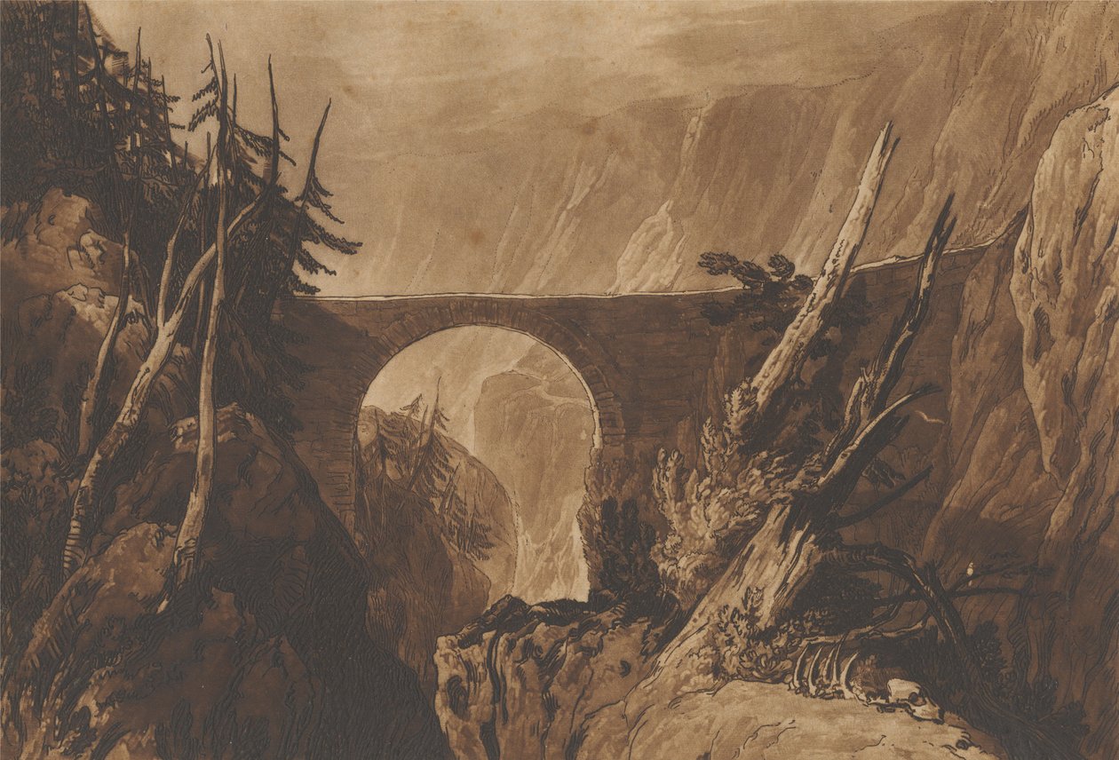 Petit pont du Diable sur la Reuss au-dessus d
