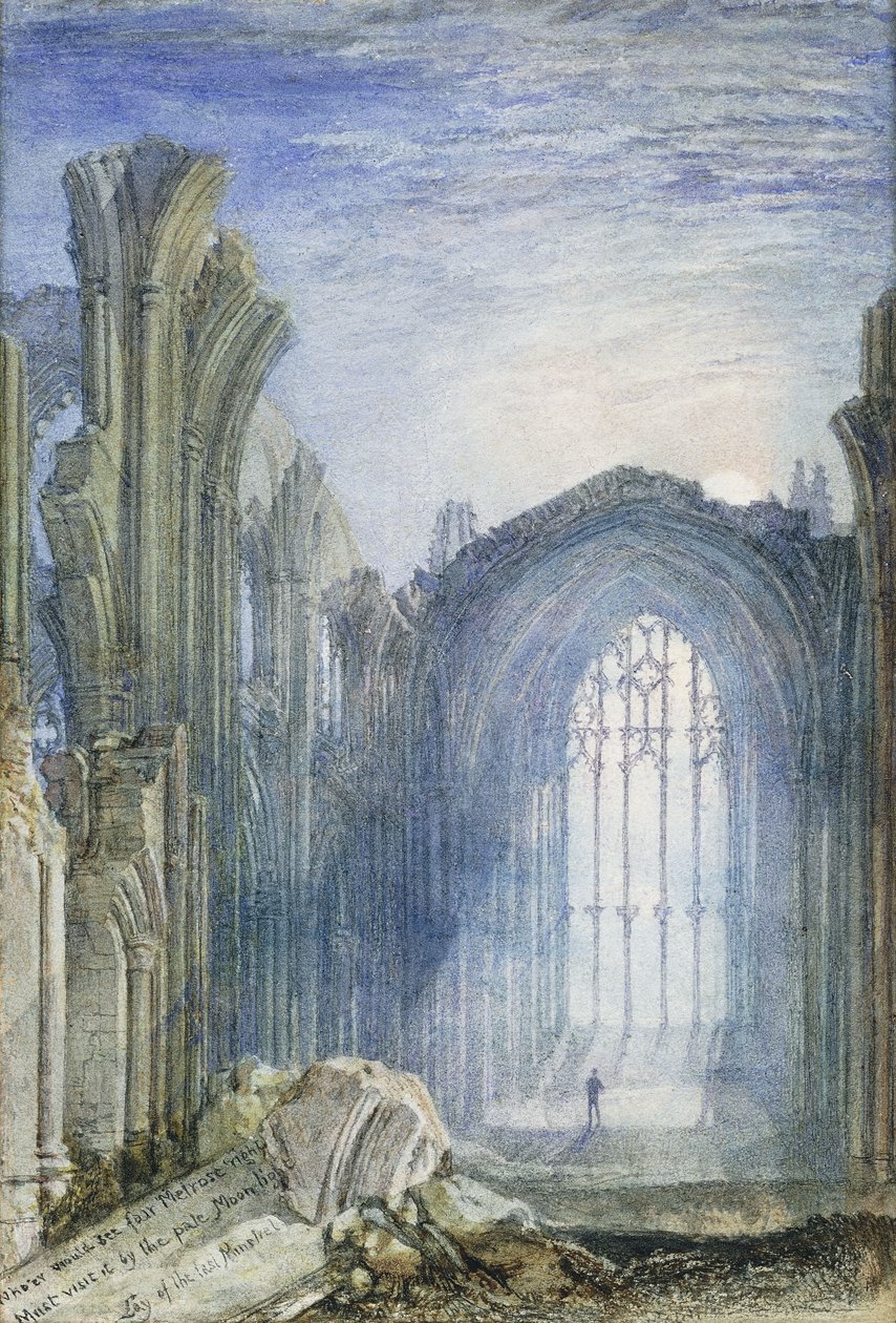Abbaye de Melrose : Une illustration de 