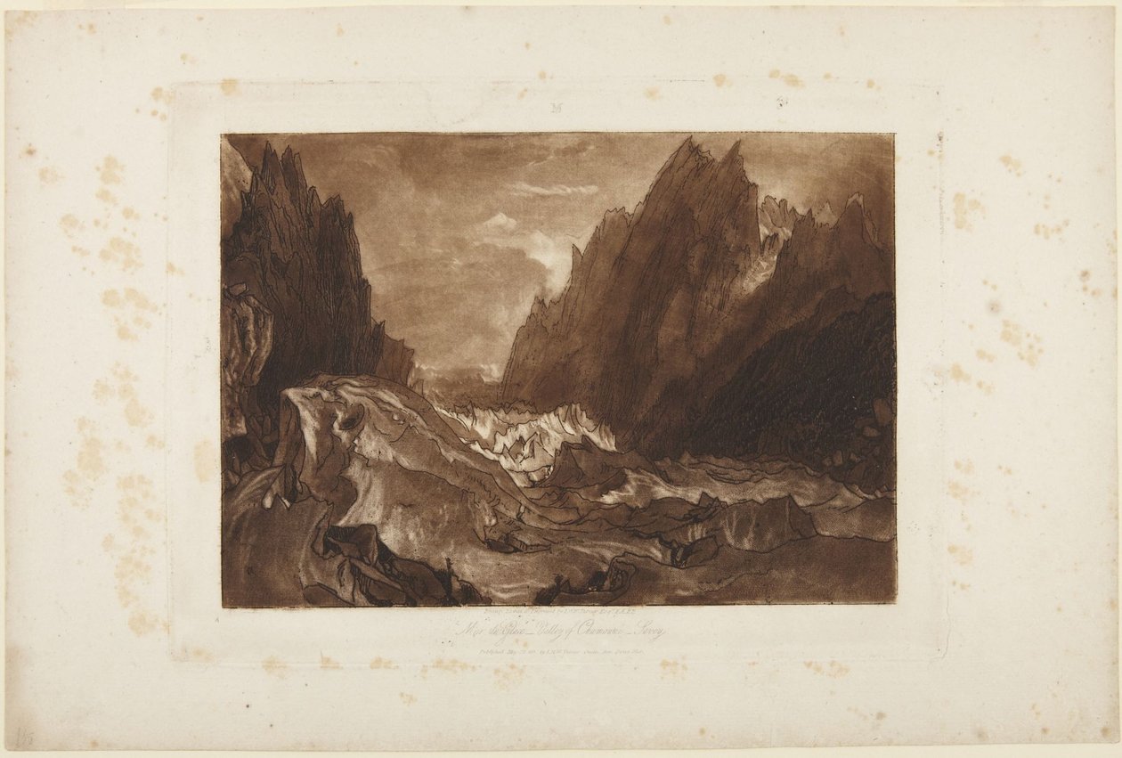 Mer de Glace - Joseph Mallord William Turner