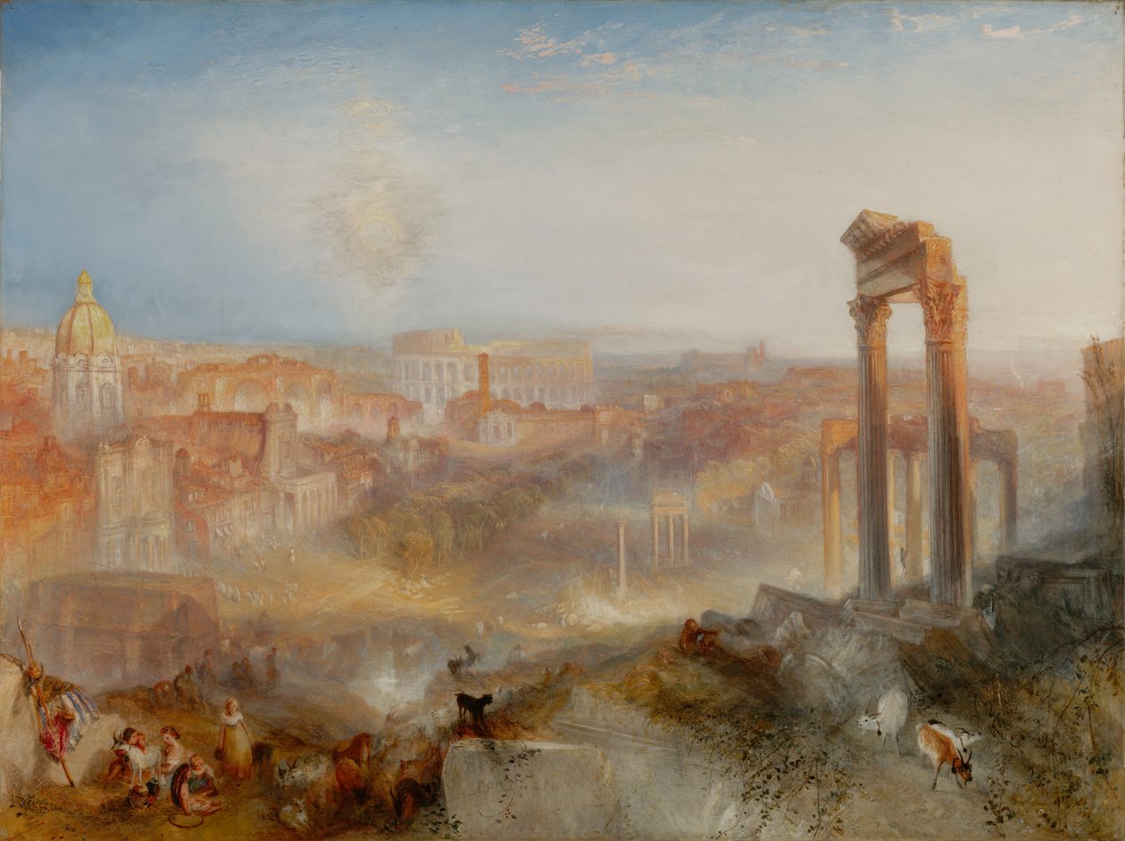 Rome moderne - Campo Vaccino - Joseph Mallord William Turner