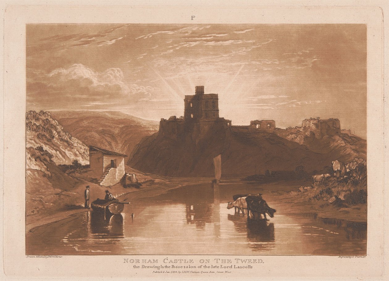 Le château de Norham, sur la Tweed - Joseph Mallord William Turner