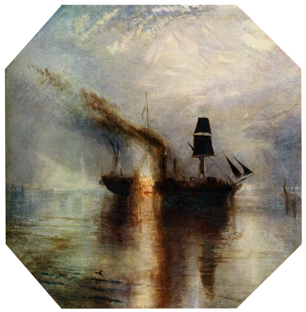 Paix, Enterrement en mer du corps de Sir David Wilkie - Joseph Mallord William Turner