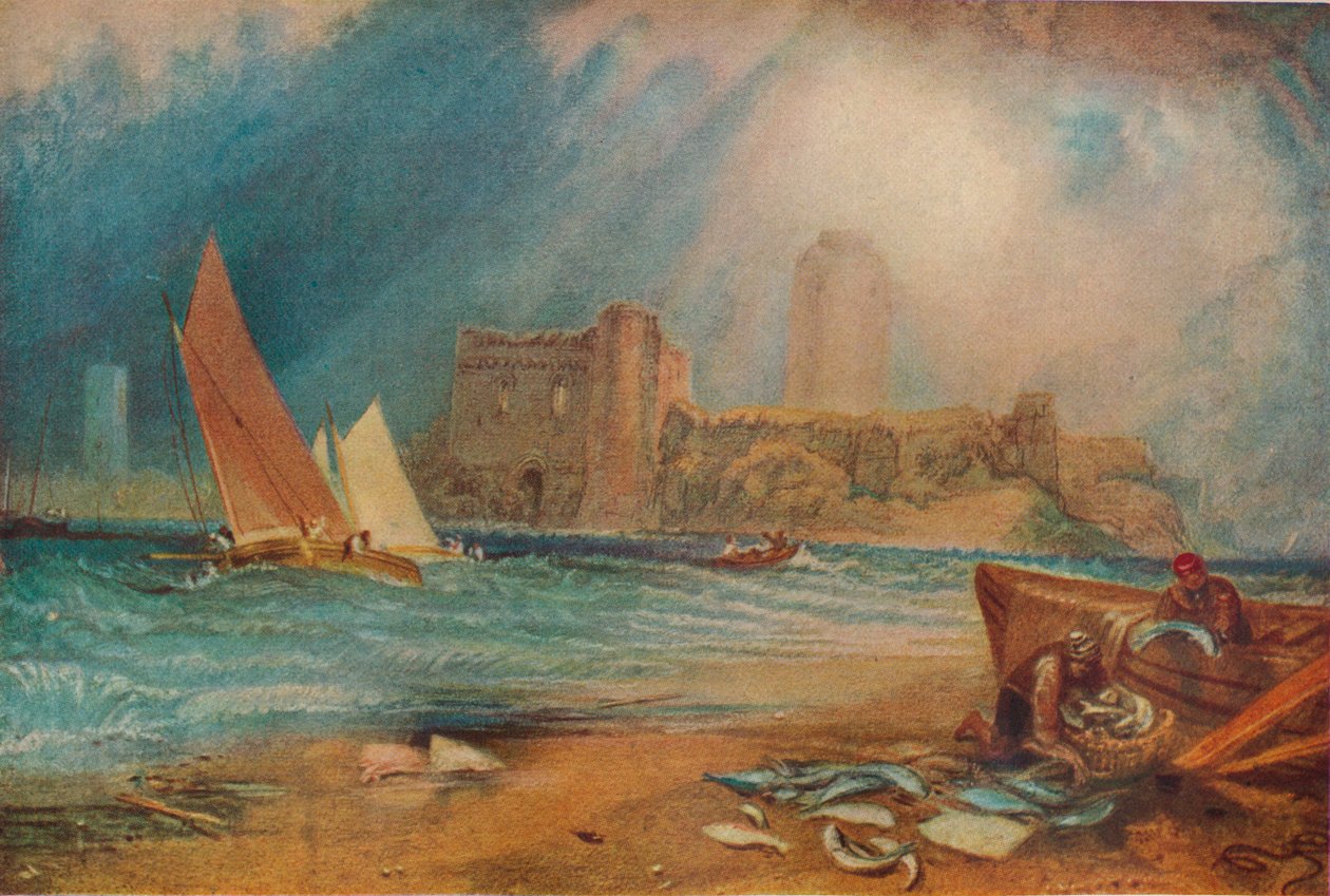 Château de Pembroke, Pays de Galles, vers 1829 - Joseph Mallord William Turner