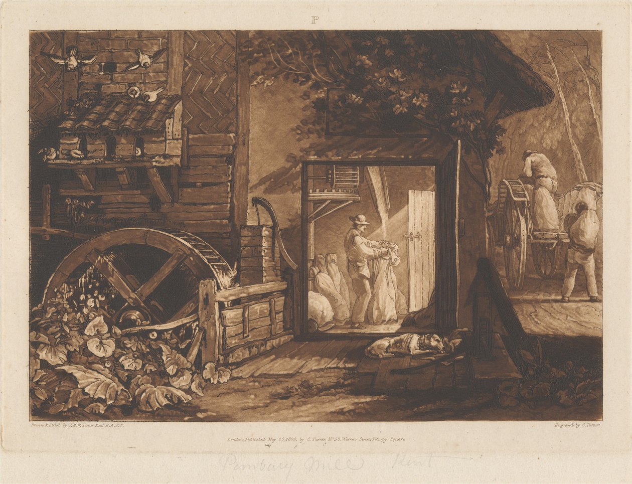Moulin de Pembury, Kent - Joseph Mallord William Turner